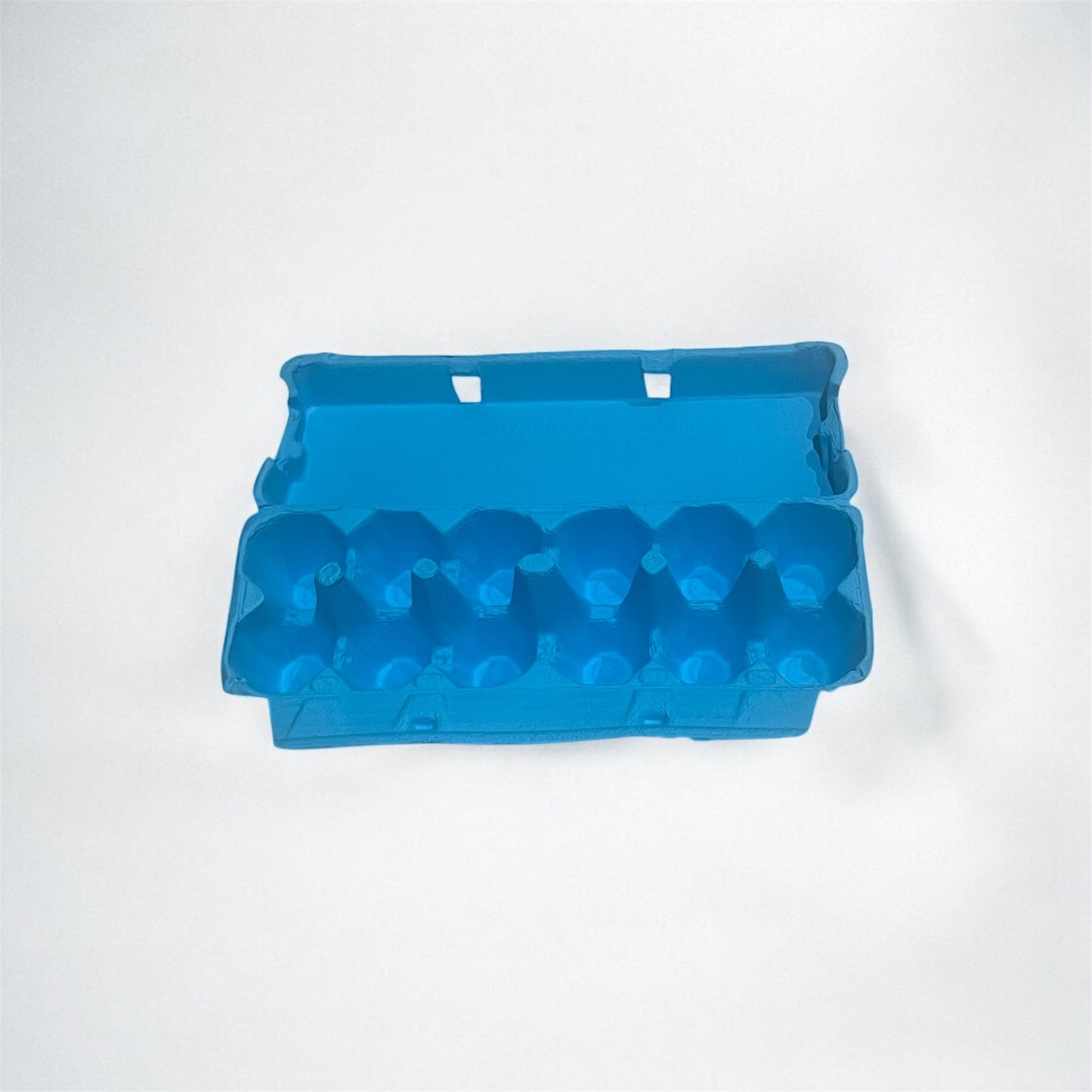 12-Egg Cartons for Full Dozen Eggs - King Size - Blue