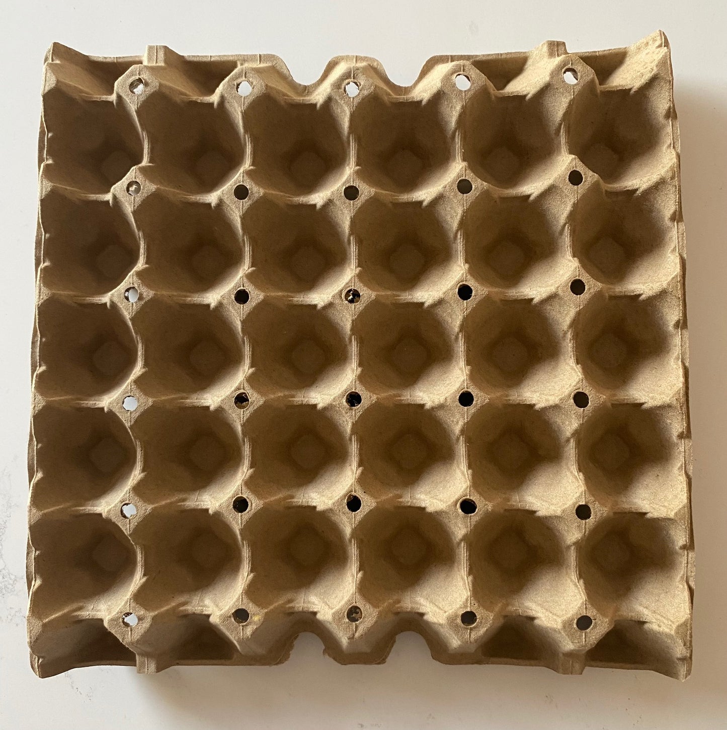30-Egg Trays - Standard Size - Brown - 30 Cell Trays for Eggs