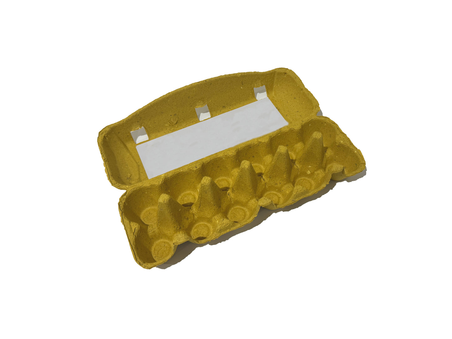 12-Egg Cartons for Full Dozen Eggs - Standard Size - Sun Yellow